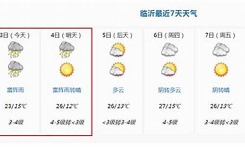 山东临沂一周天气预报七天查询表格_临沂天气7天10天15天