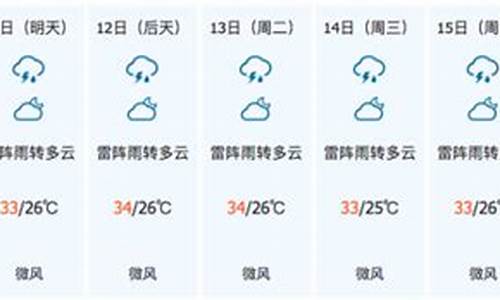 儋州天气预报15天查询最新消息及时间_儋州天气预报15天查询